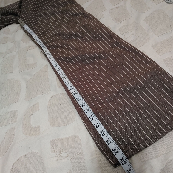 Reformation Wilder high rise pinstripe wide leg jeans size 30 - Picture 15 of 16